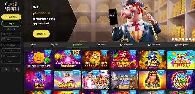 Casiroom Casino Desktop screenshot